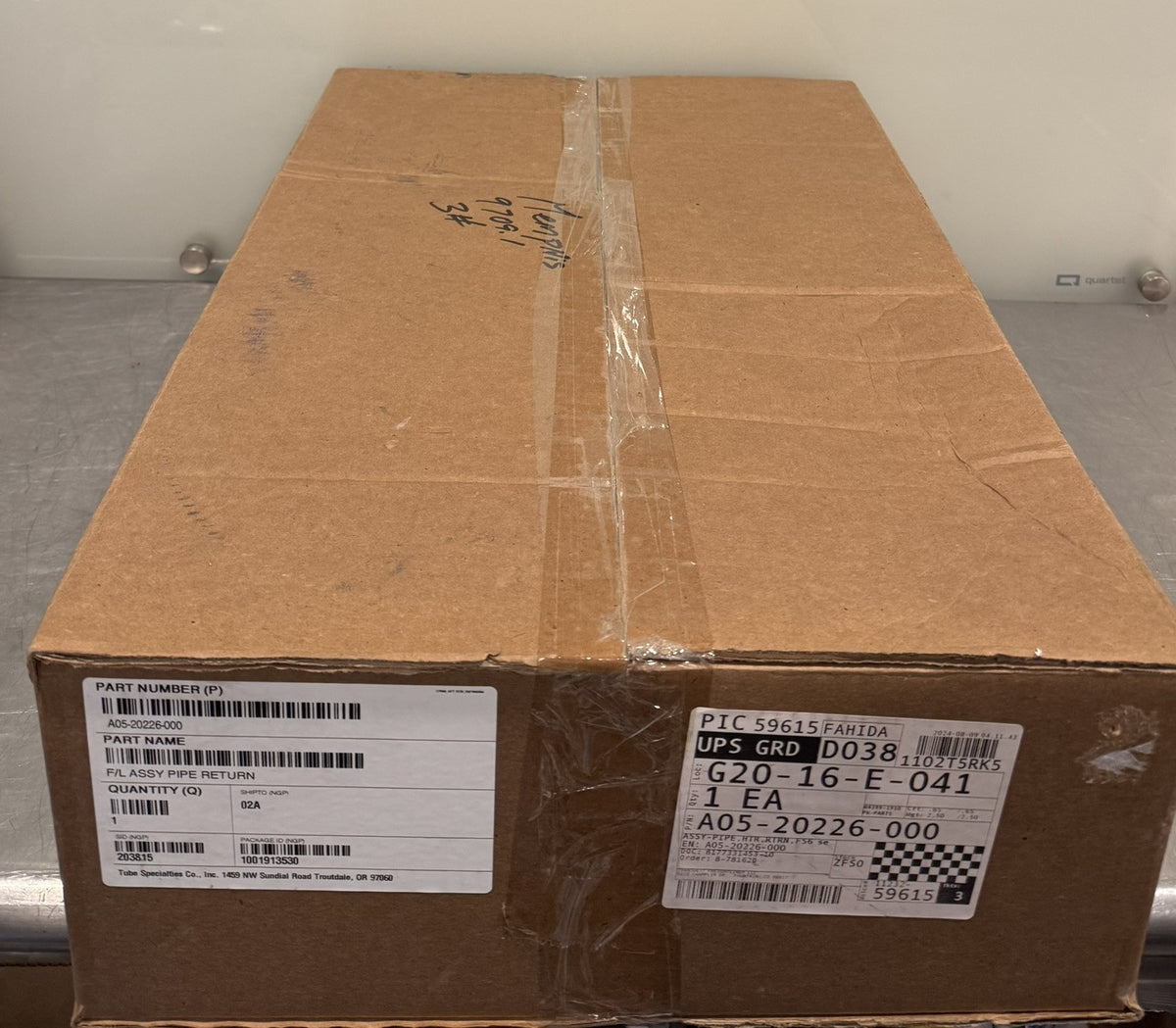 Freightliner A05-20226-000 Heater Return Pipe ASSY NEW! FREE SHIPPING!